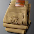 Rafael | Pantalón de Algodón Twill Hombre Corte Recto Vestir