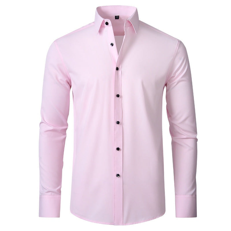 Rodrigo | Camisa Oxford Slim Fit de Manga Larga Hombre Stretch Cuello Clásico