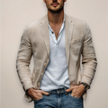 Sergio | Chaqueta Americana de Lino Hombre Cuello Solapa