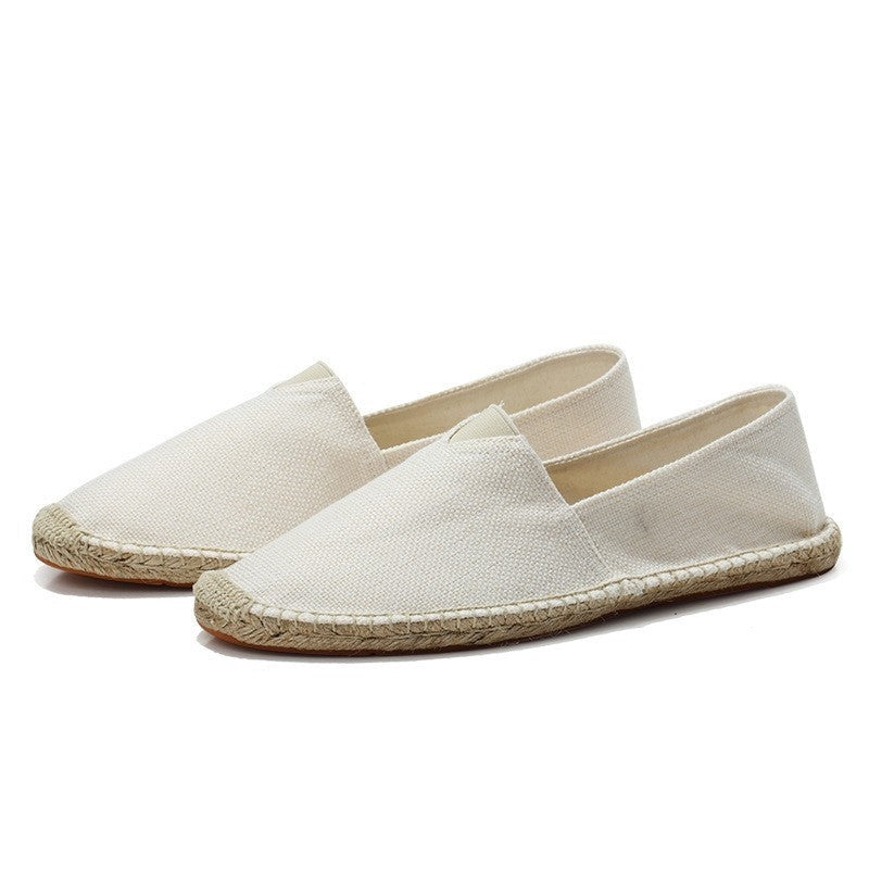 Sergio | Espadrillas de Lino Sin Cordones Hombre Suela Yute