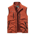 Unai | Chaleco Multibolsillo de Nylon Hombre Cuello Alto Cremallera
