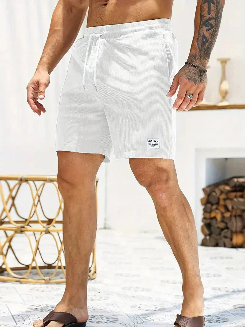 Unai | Pantalón Corto de Pana Hombre Cintura Elástica